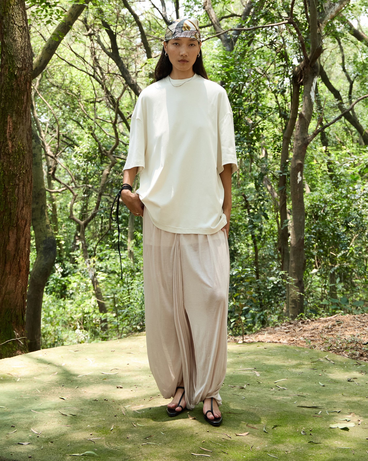 Twist Sheer Skirt-Pants
