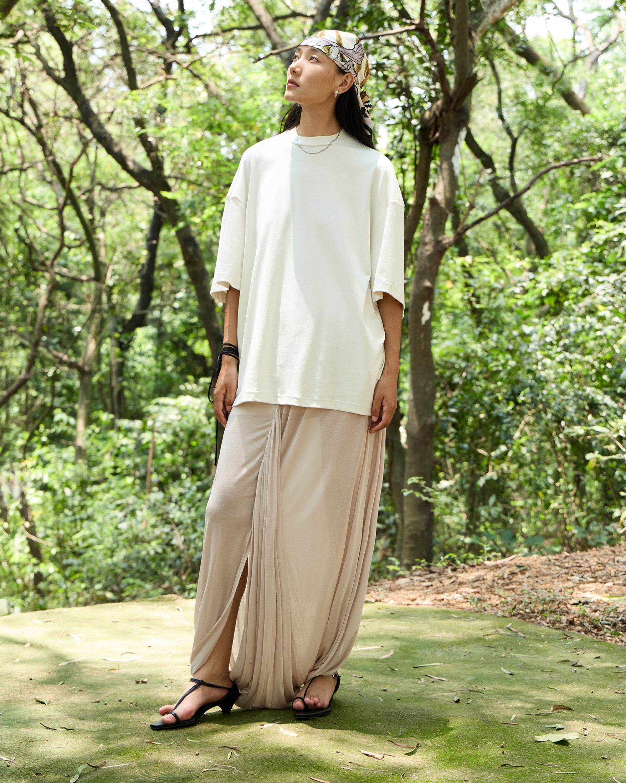 Twist Sheer Skirt-Pants