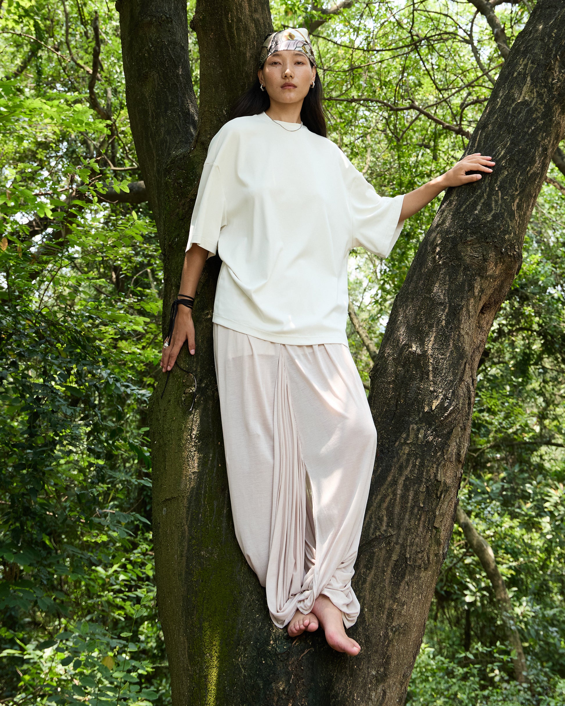 Twist Sheer Skirt-Pants