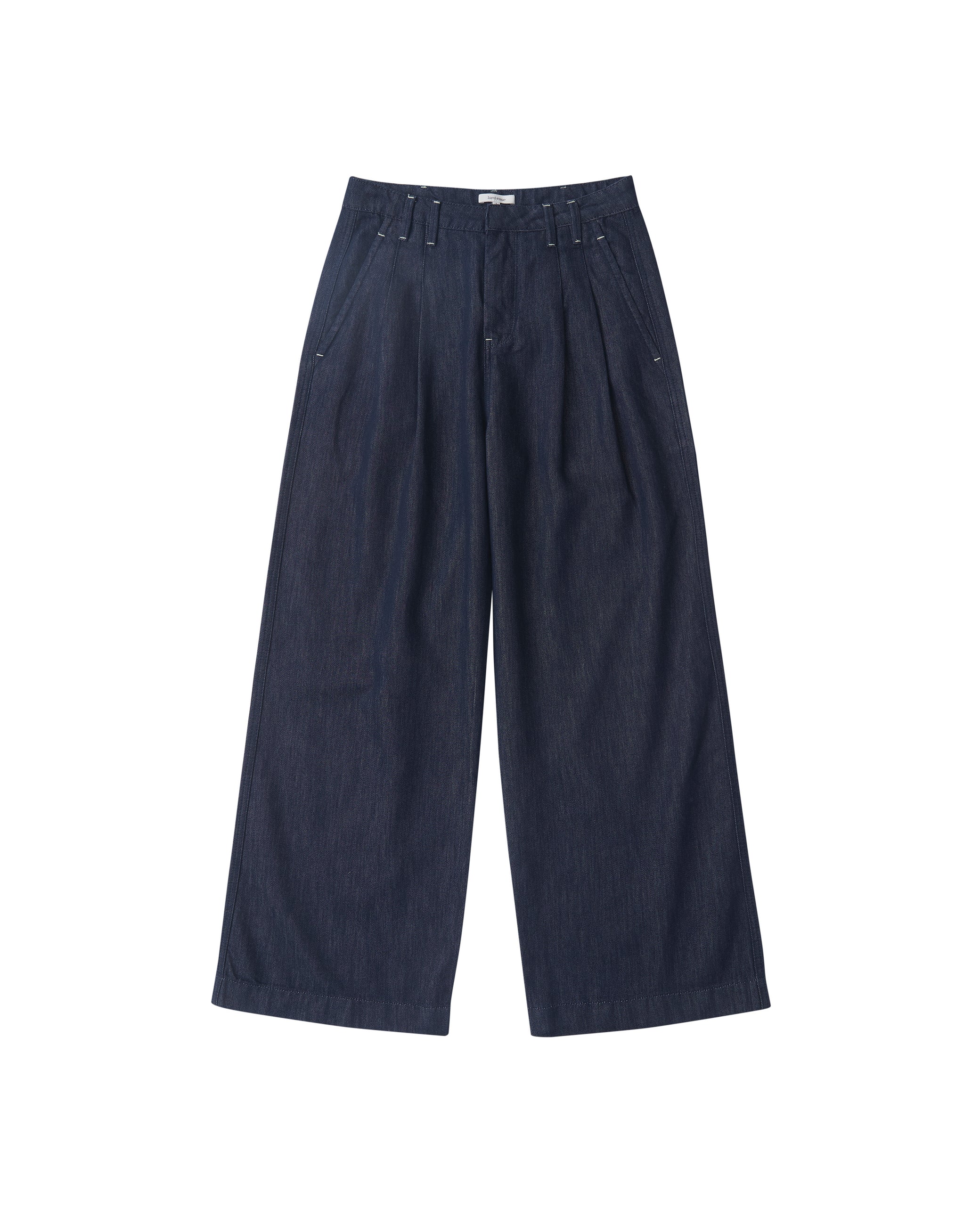 DOUBLE PLEATS TENCEL JEANS