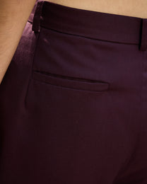 PLEATED WRINKLE-FREE PANTS