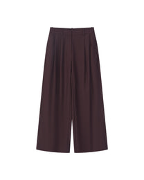 PLEATED WRINKLE-FREE PANTS