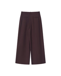 PLEATED WRINKLE-FREE PANTS