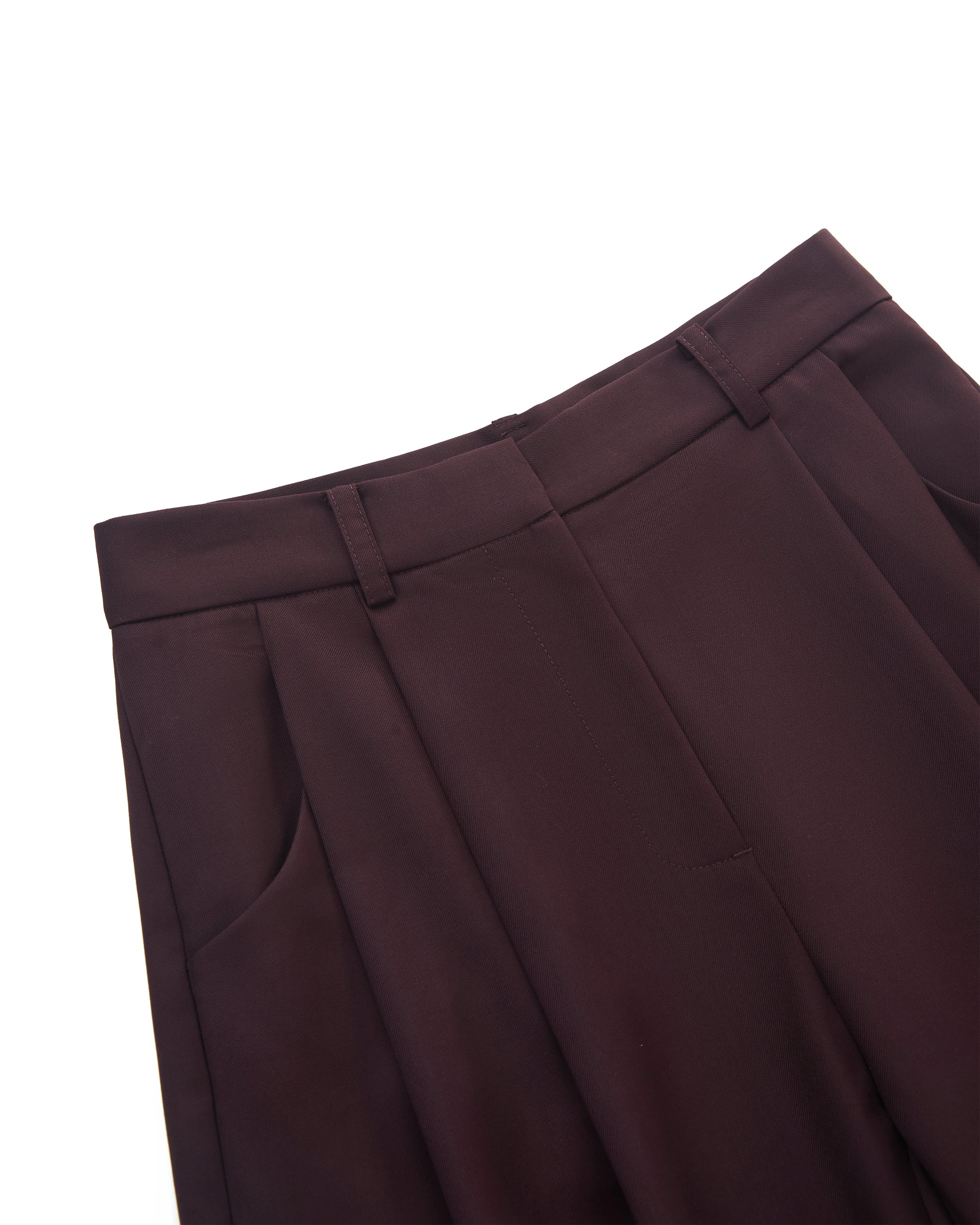 PLEATED WRINKLE-FREE PANTS