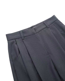 PLEATED WRINKLE-FREE PANTS