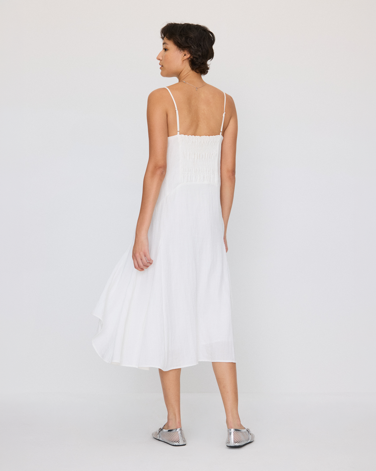 VINTAGE OPENWORK LACE CAMI DRESS