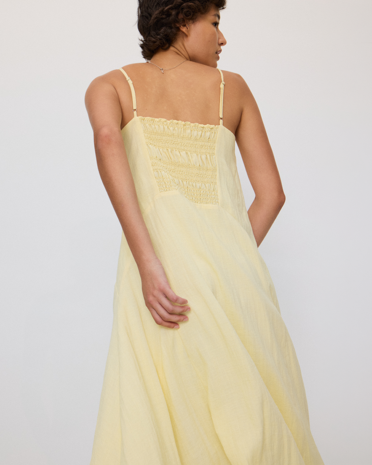 VINTAGE OPENWORK LACE CAMI DRESS