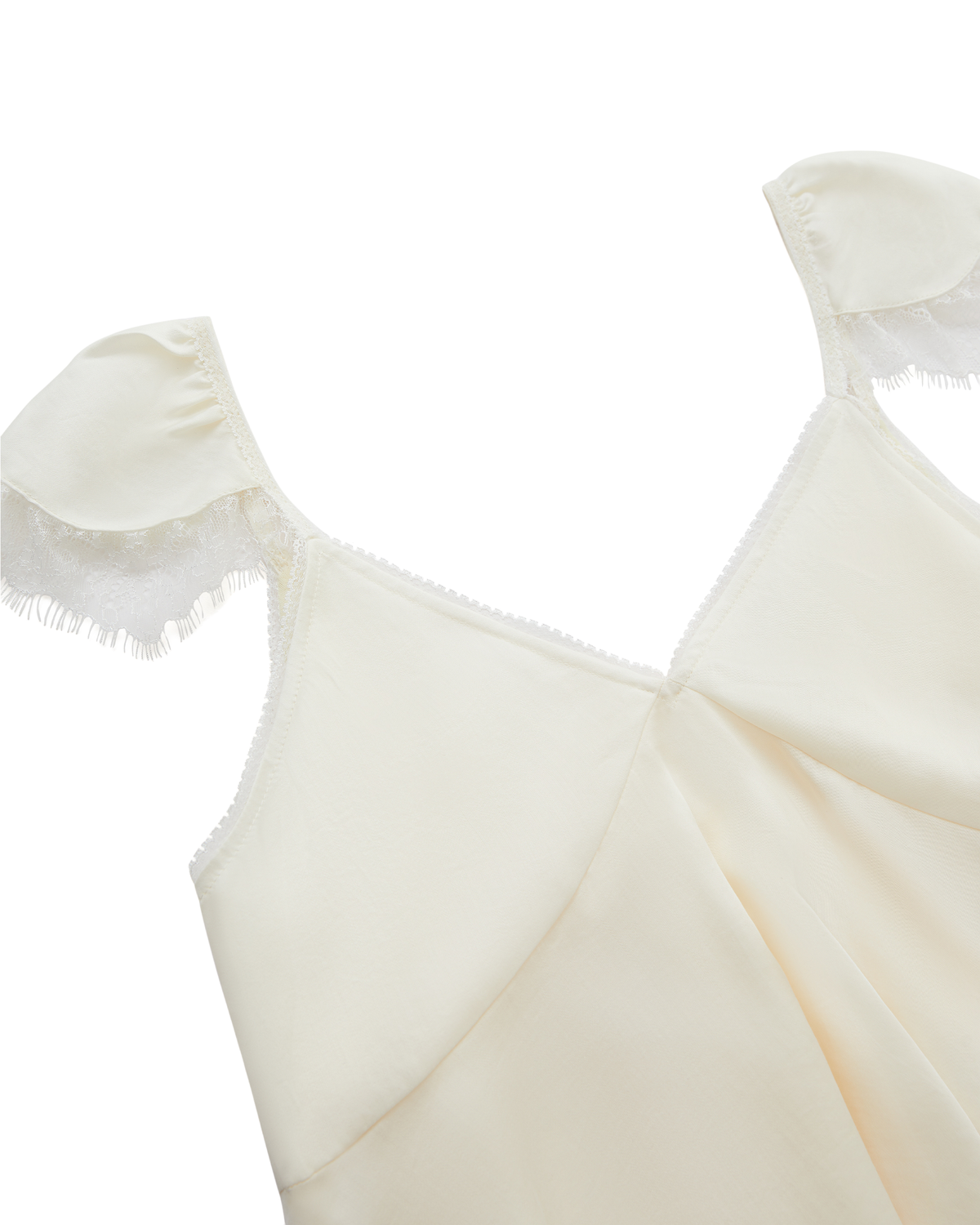 CAP SLEEVE LACE DRAWSTRING CAMI