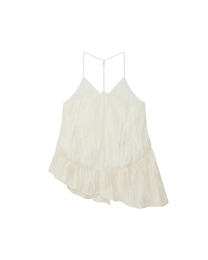CRINKLE TIERED CAMI DRESS