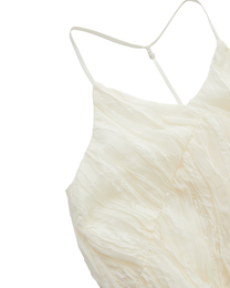 CRINKLE TIERED CAMI DRESS