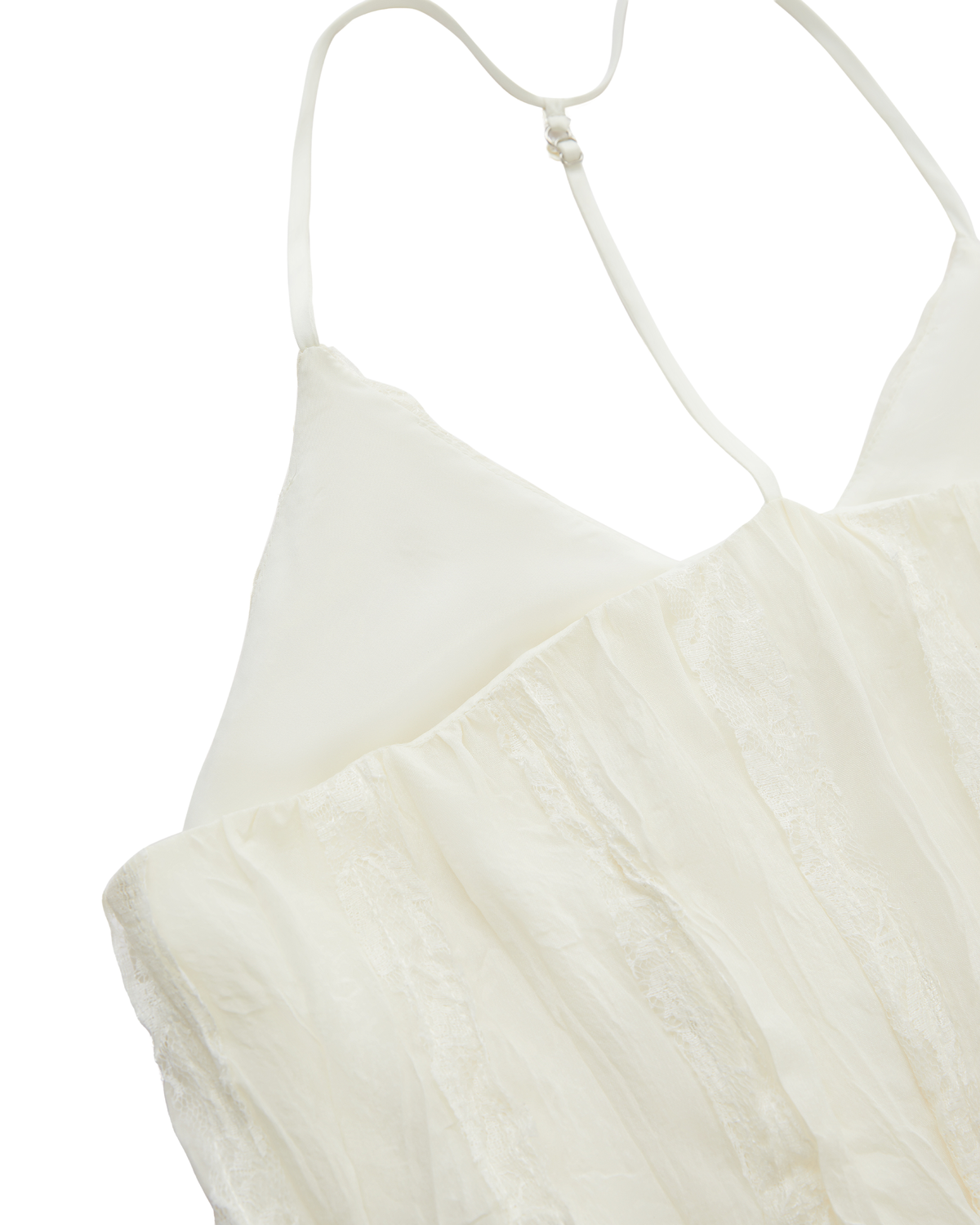CRINKLE TIERED CAMI DRESS