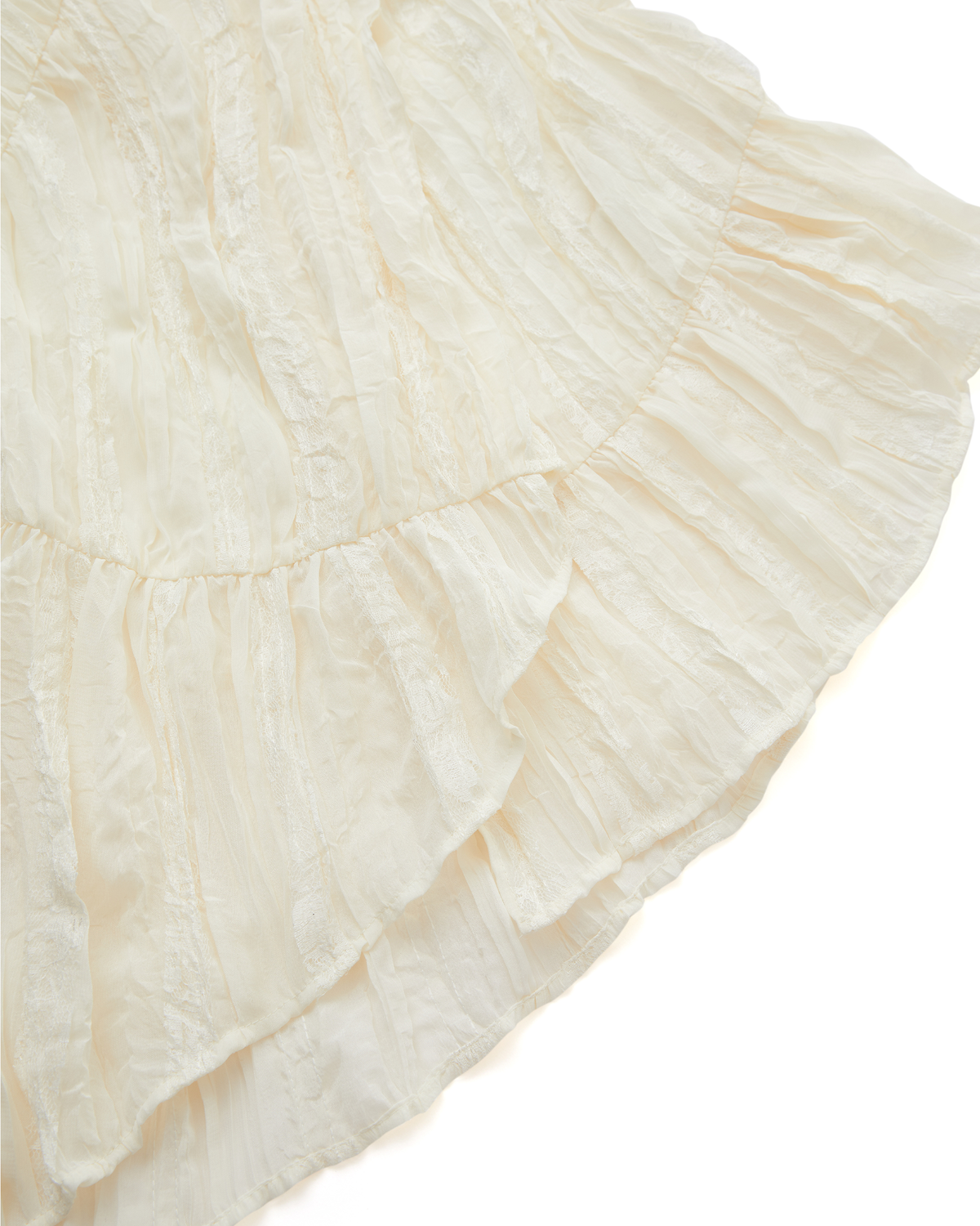 CRINKLE TIERED CAMI DRESS