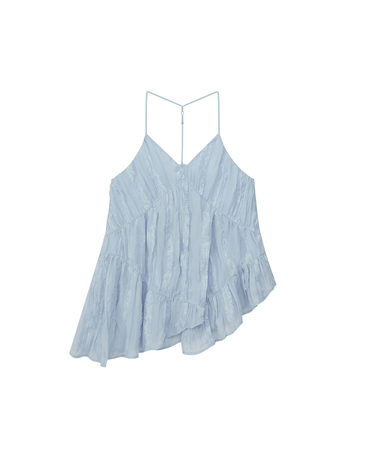 CRINKLE TIERED CAMI DRESS