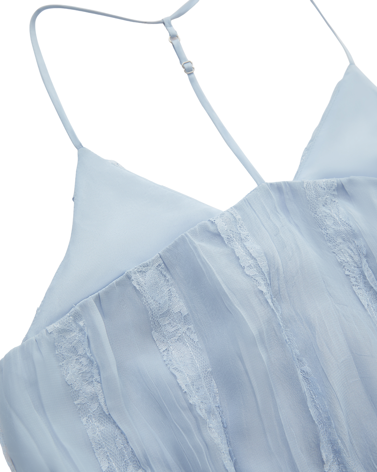 CRINKLE TIERED CAMI DRESS
