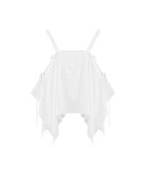EMBROIDERED LACE HANDKERCHIEF CAMI