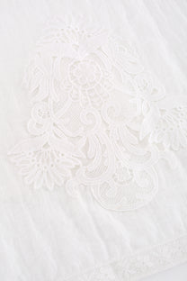 EMBROIDERED LACE HANDKERCHIEF CAMI