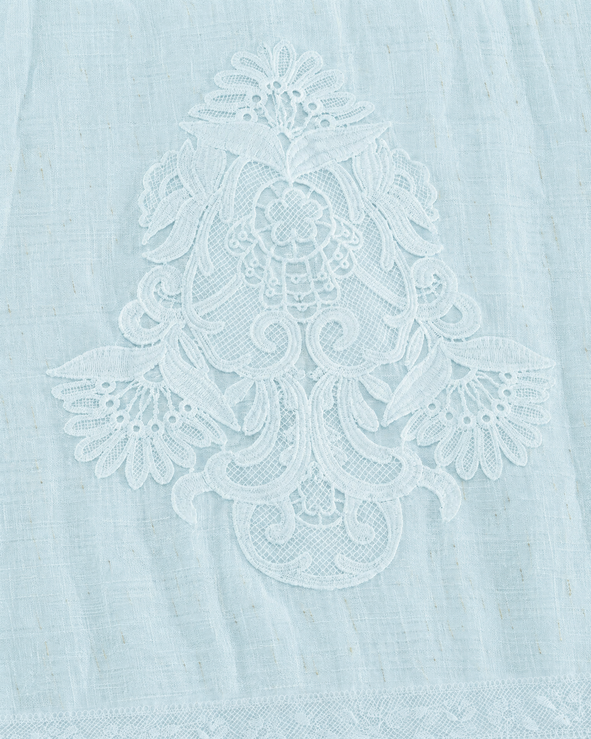布蕾絲刺繡方巾吊帶背心