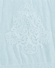布蕾絲刺繡方巾吊帶背心