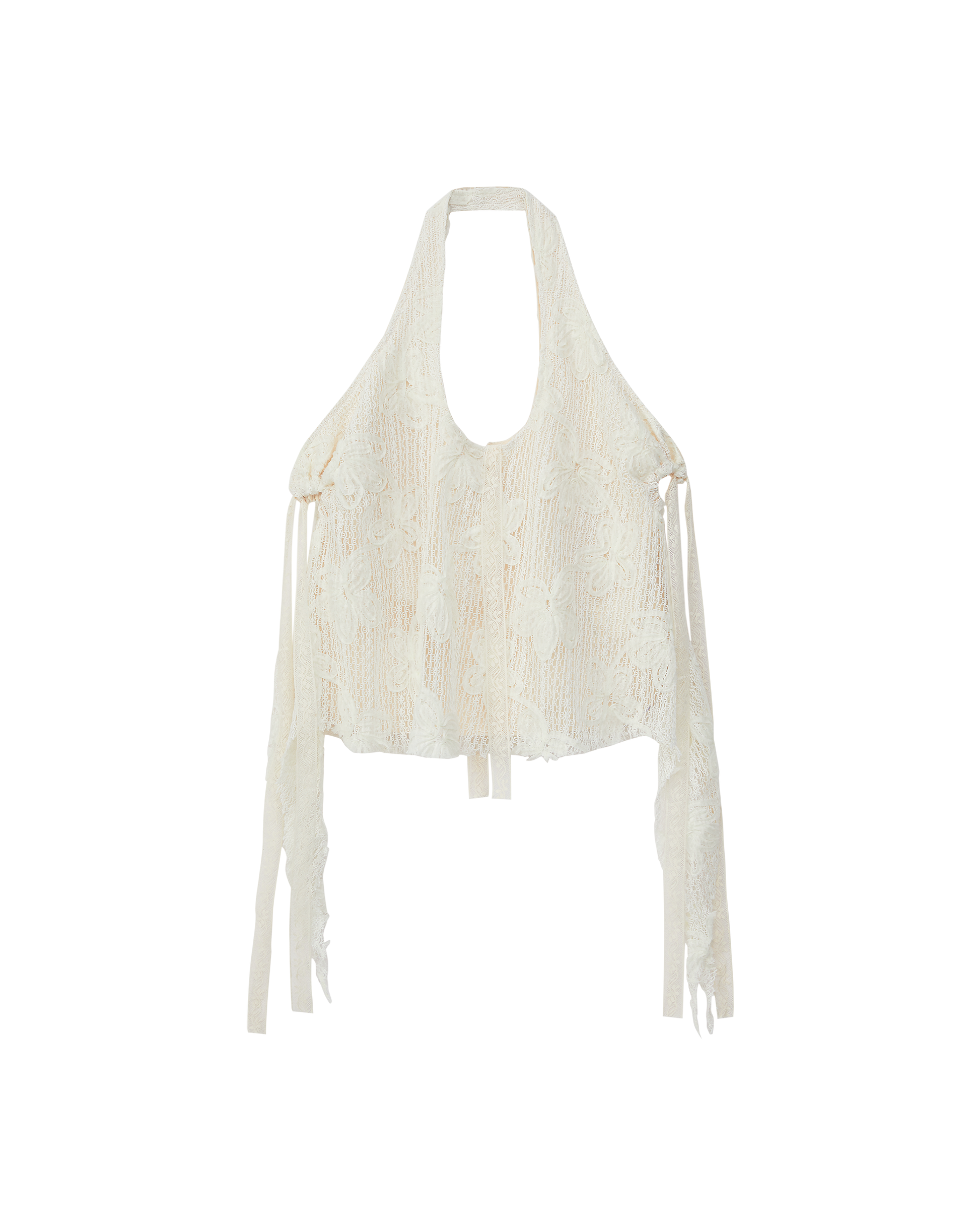 LACE CROCHET HOBO BAG