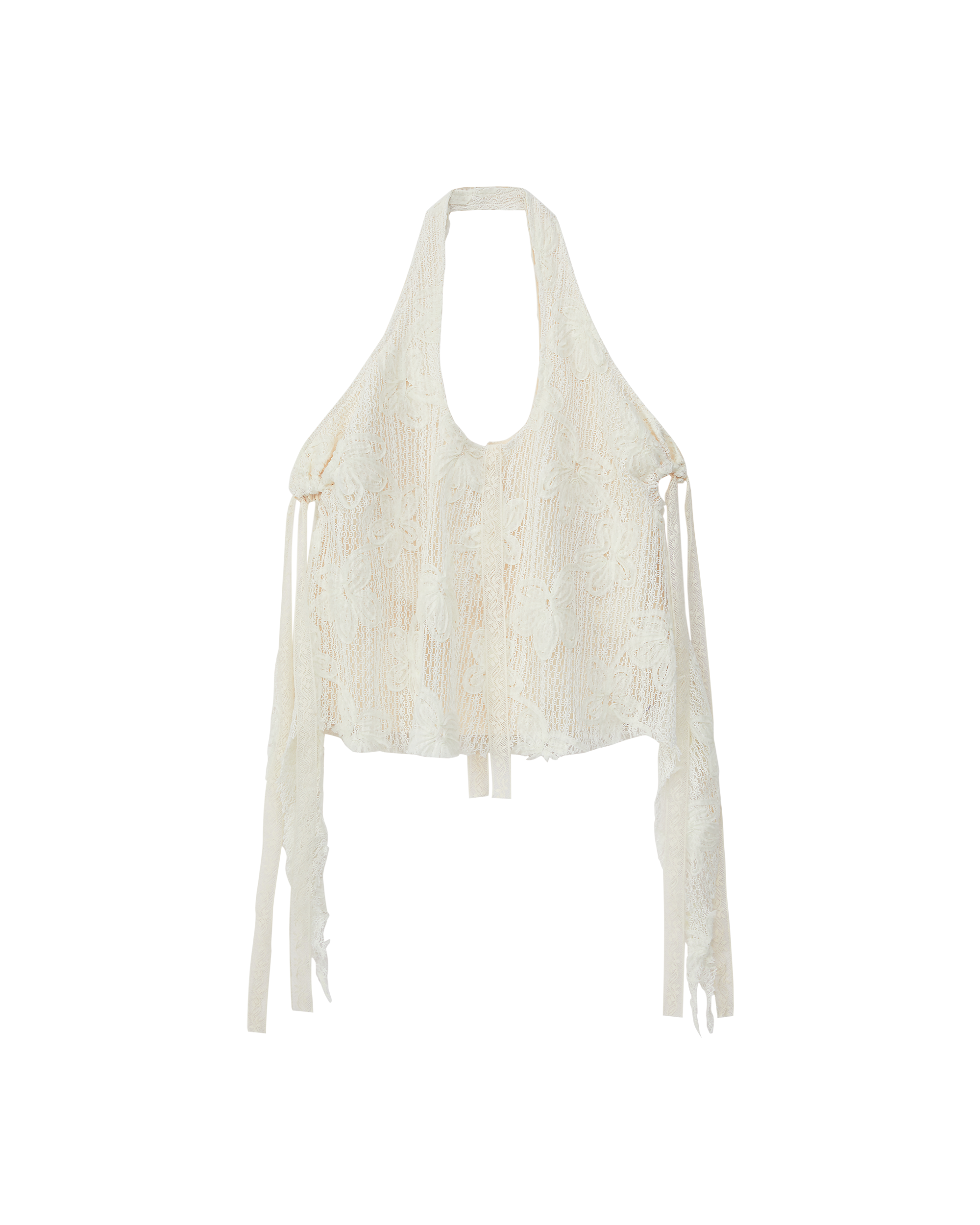 LACE CROCHET HOBO BAG