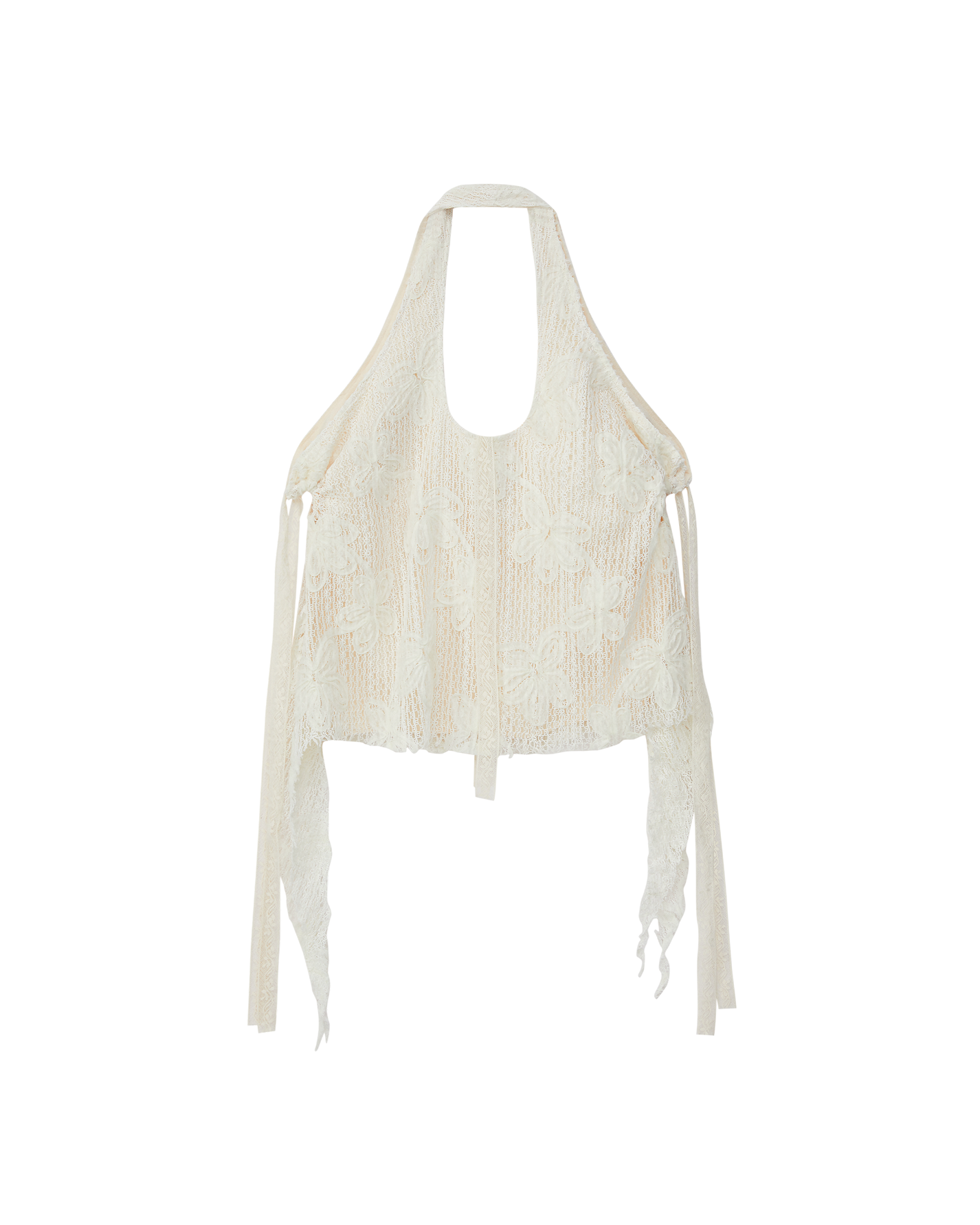 LACE CROCHET HOBO BAG