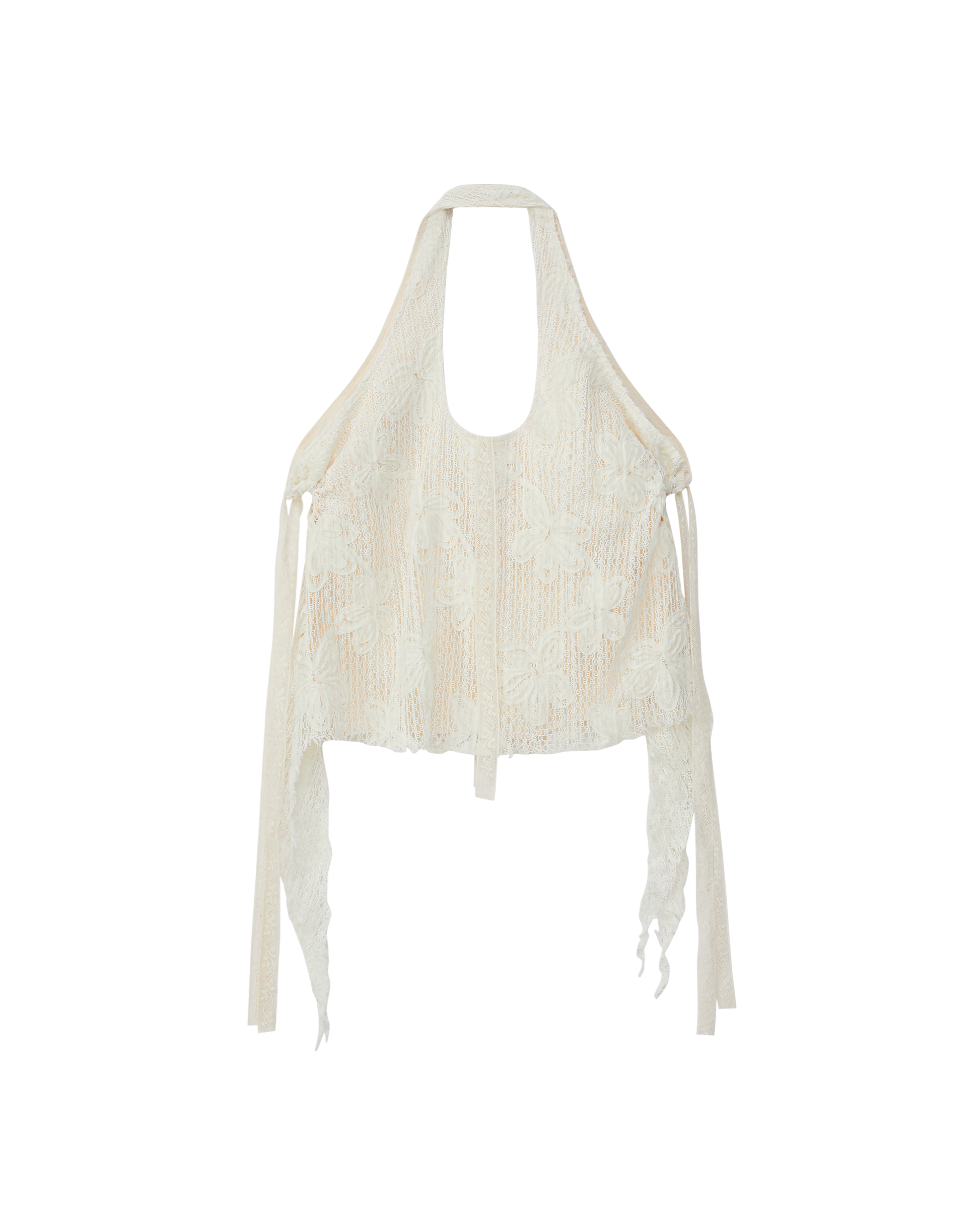 LACE CROCHET HOBO BAG