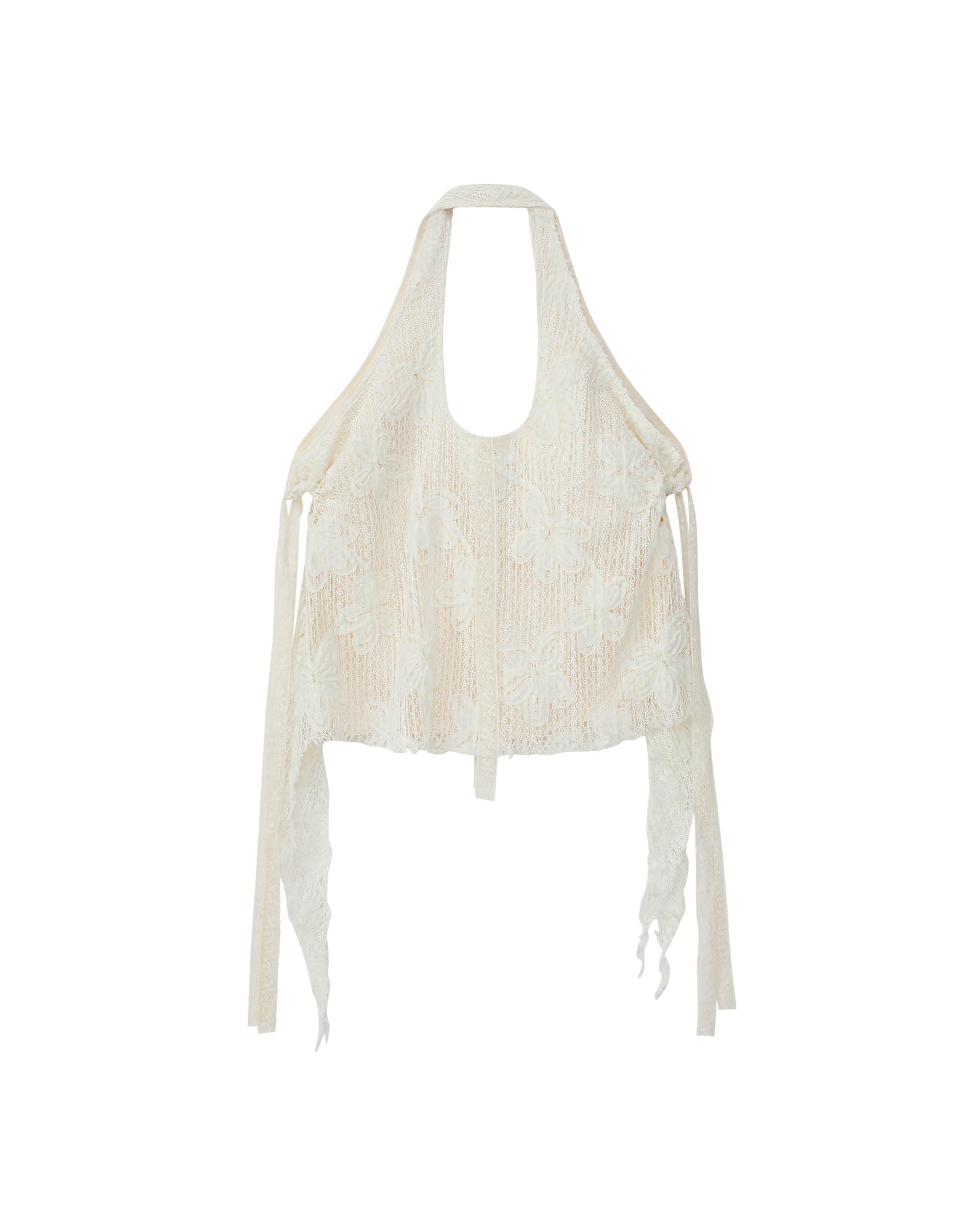 LACE CROCHET HOBO BAG