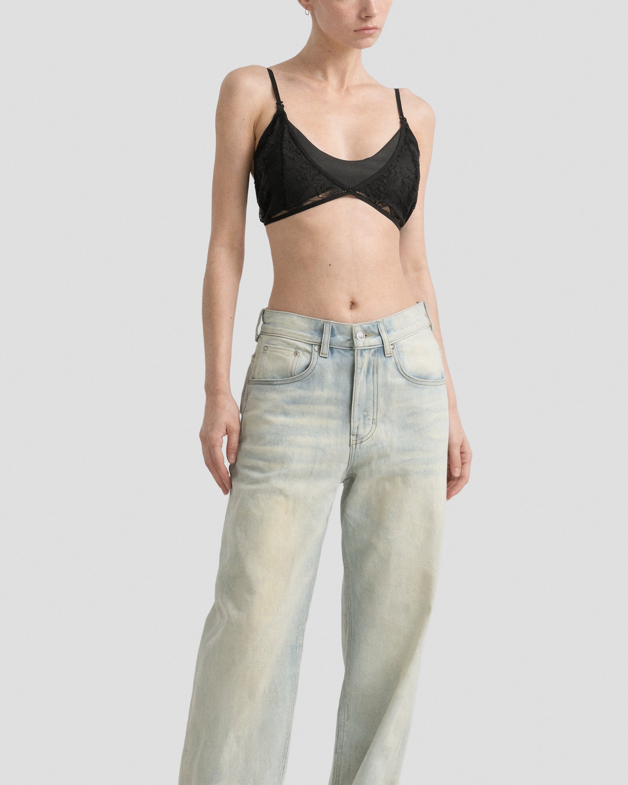 法式蕾絲雙層 BRA TOP