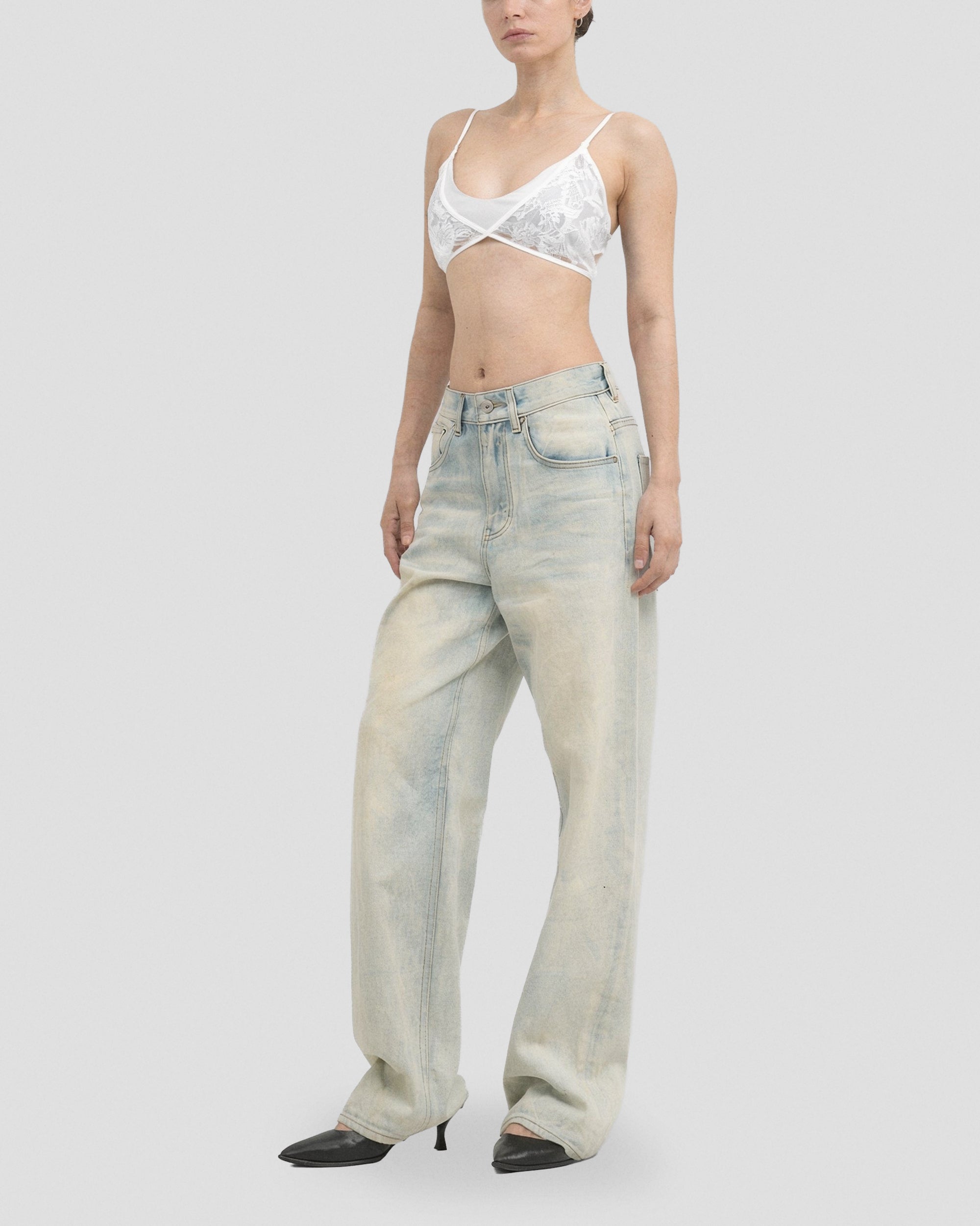 法式蕾絲雙層 BRA TOP