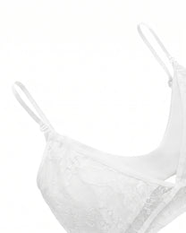 法式蕾絲雙層 BRA TOP