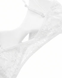 法式蕾絲雙層 BRA TOP