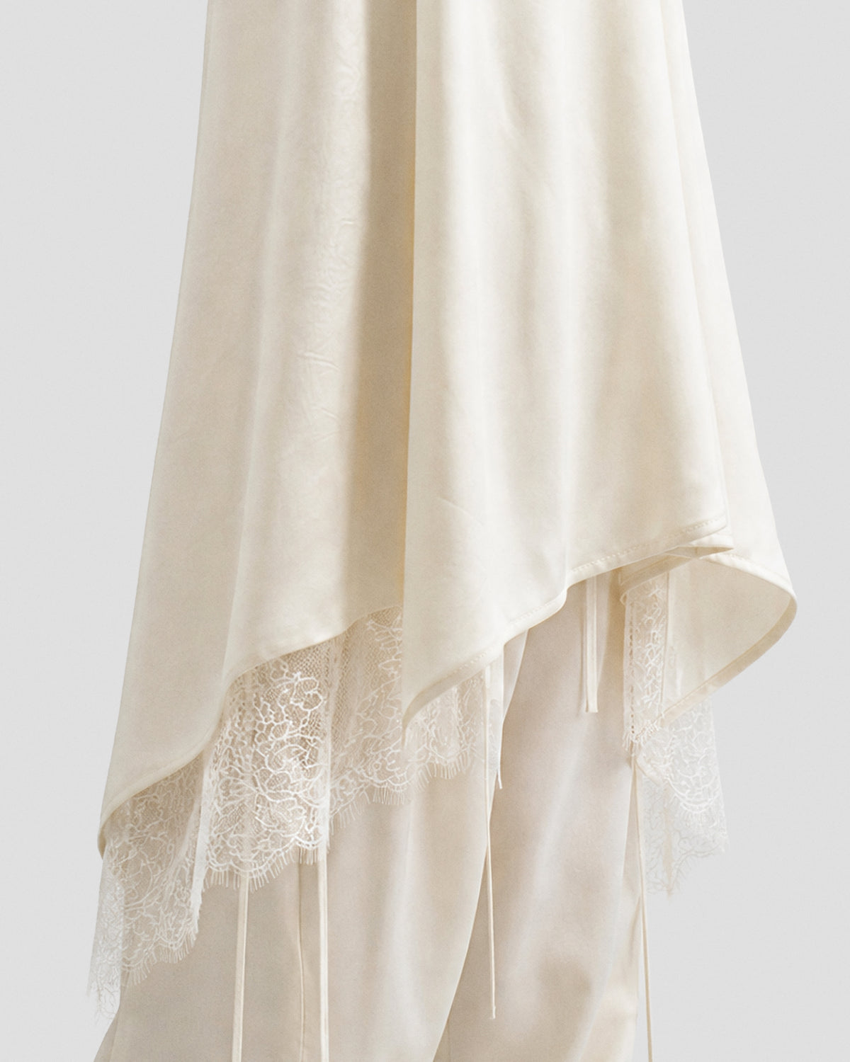 PANELED LACE MAXI DRESS