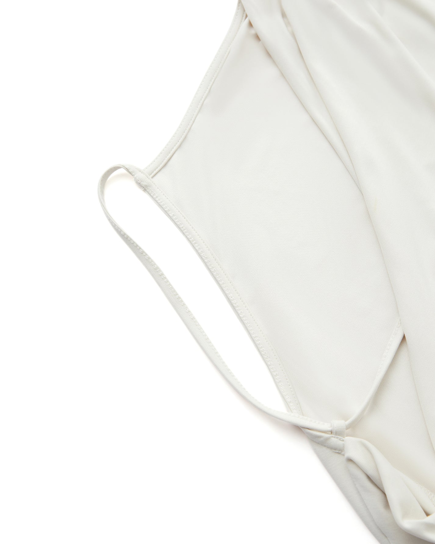 DRAPED-BACK STRAP DRESS