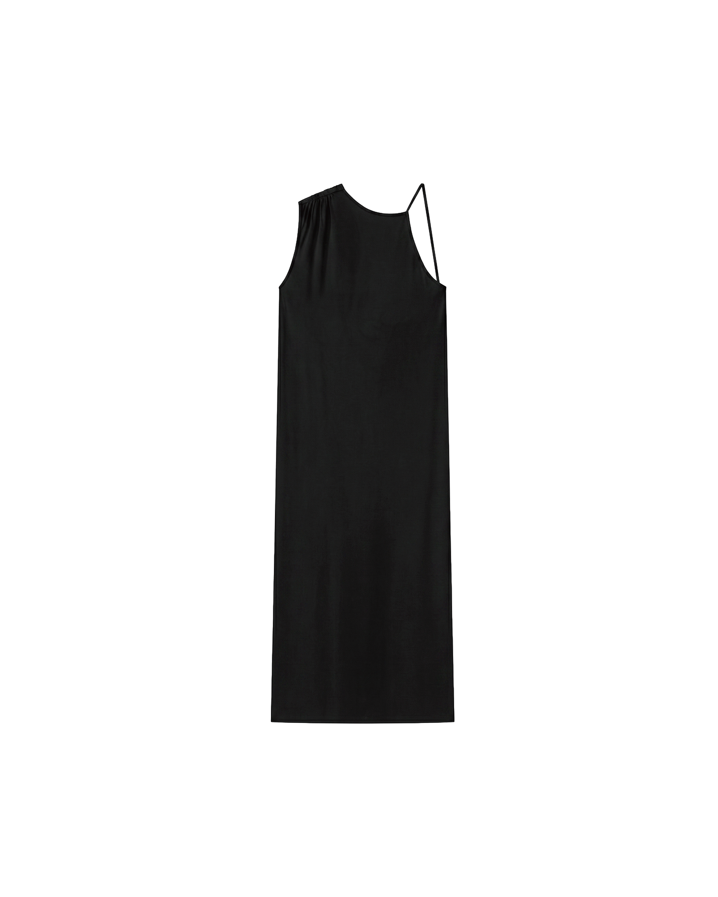 DRAPED-BACK STRAP DRESS