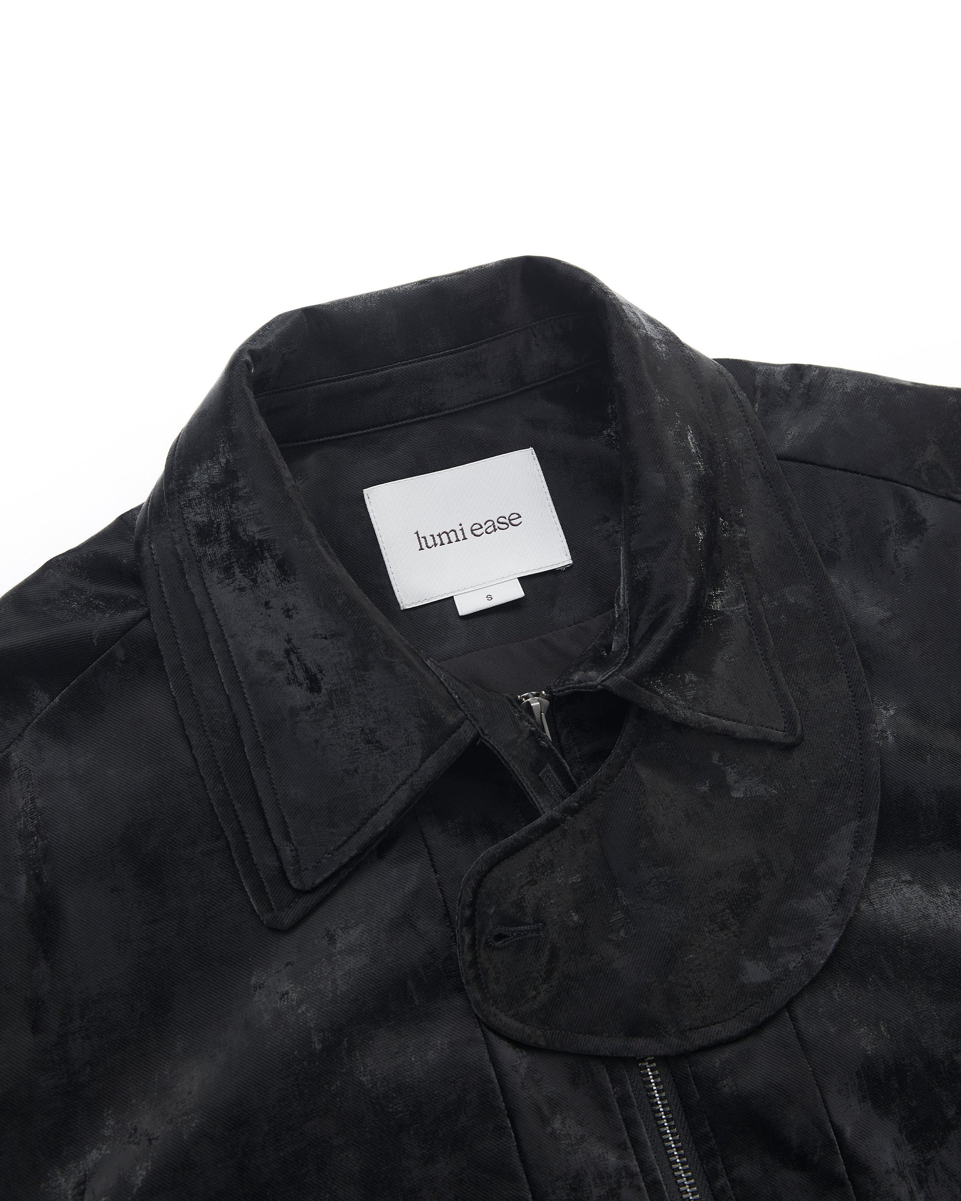 PAINTERLY SHAPED-COLLAR JACKET