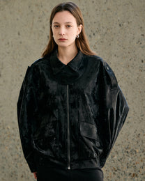 PAINTERLY SHAPED-COLLAR JACKET