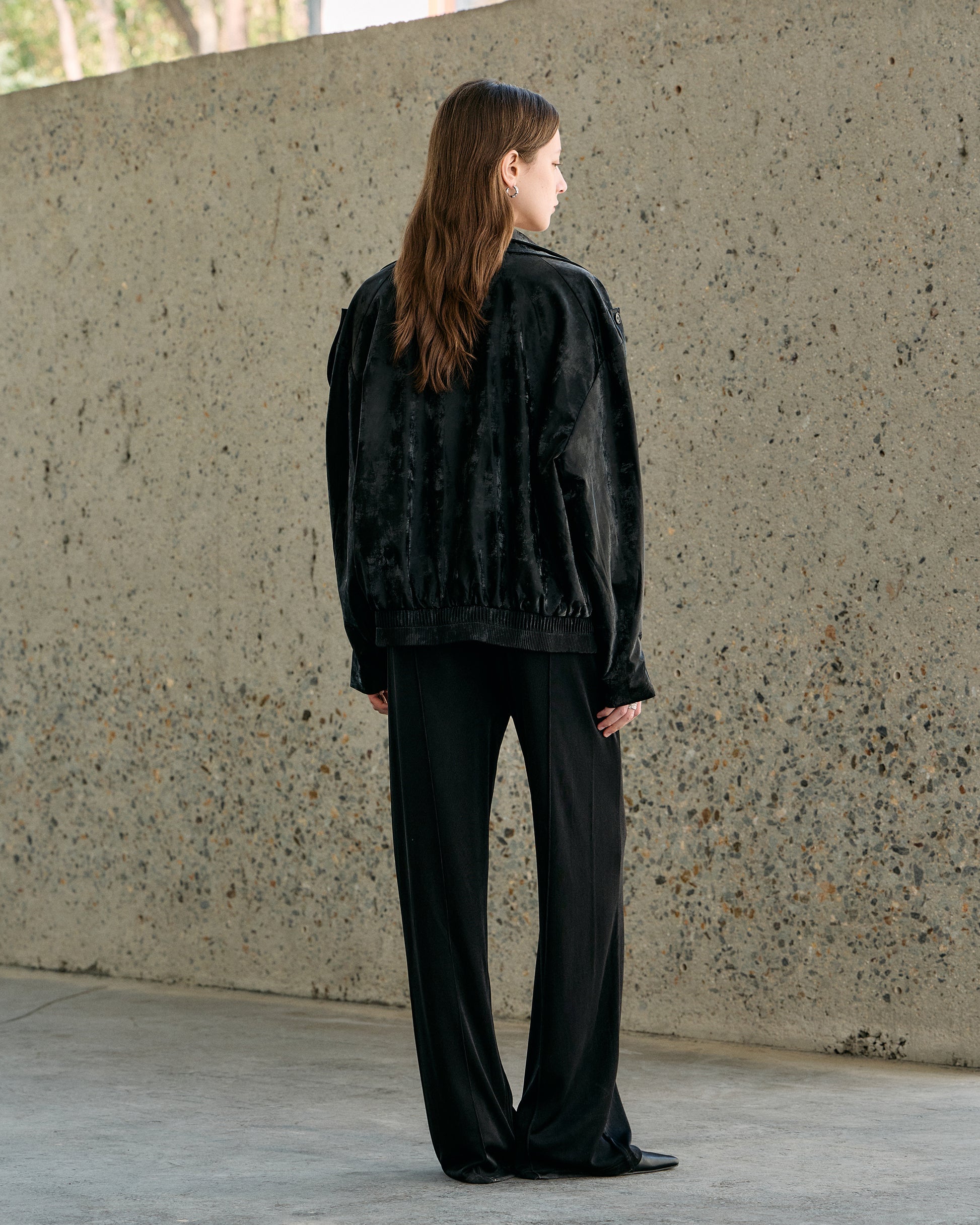 PAINTERLY SHAPED-COLLAR JACKET