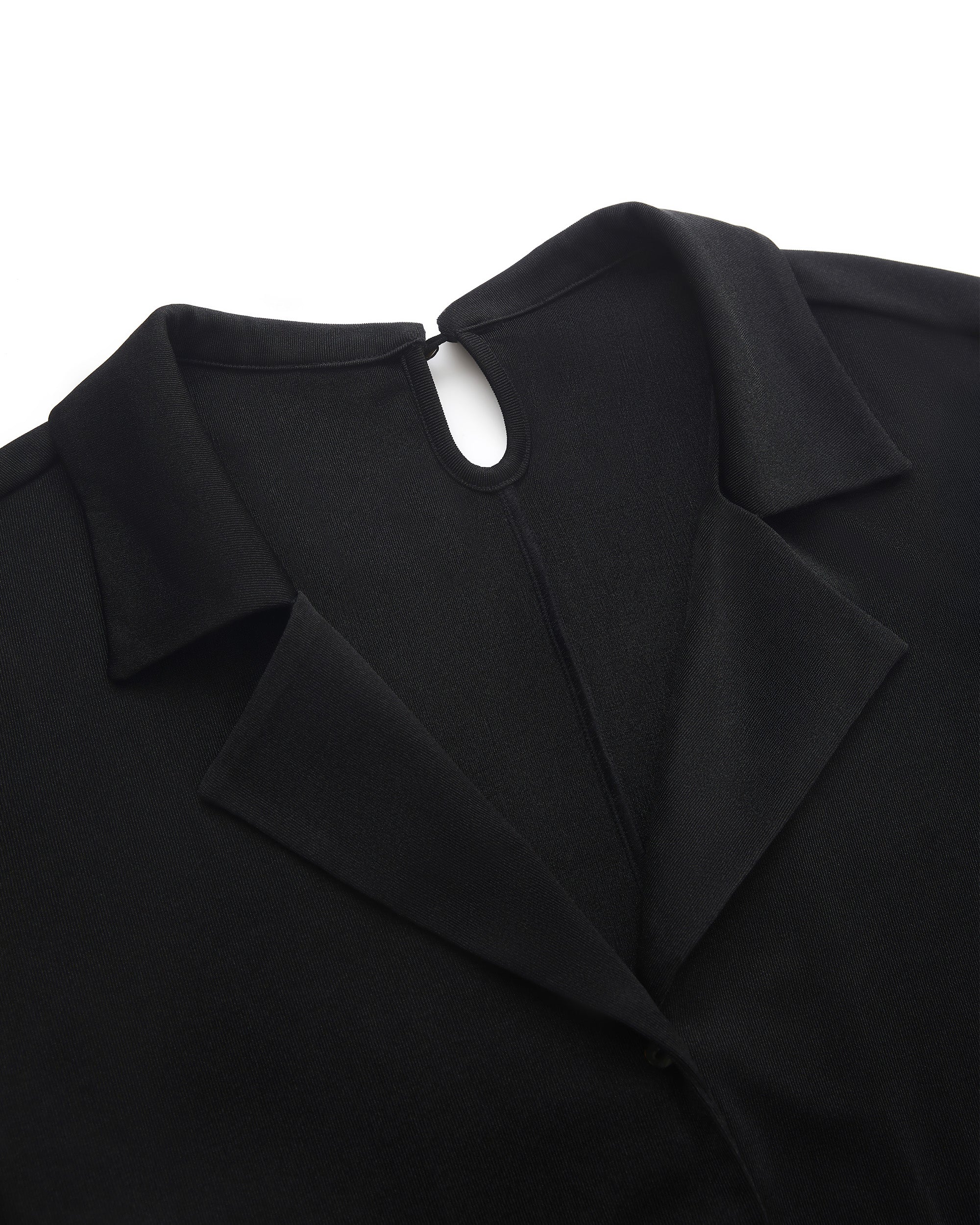 VELVET SUIT COLLAR SOFT SHIRT