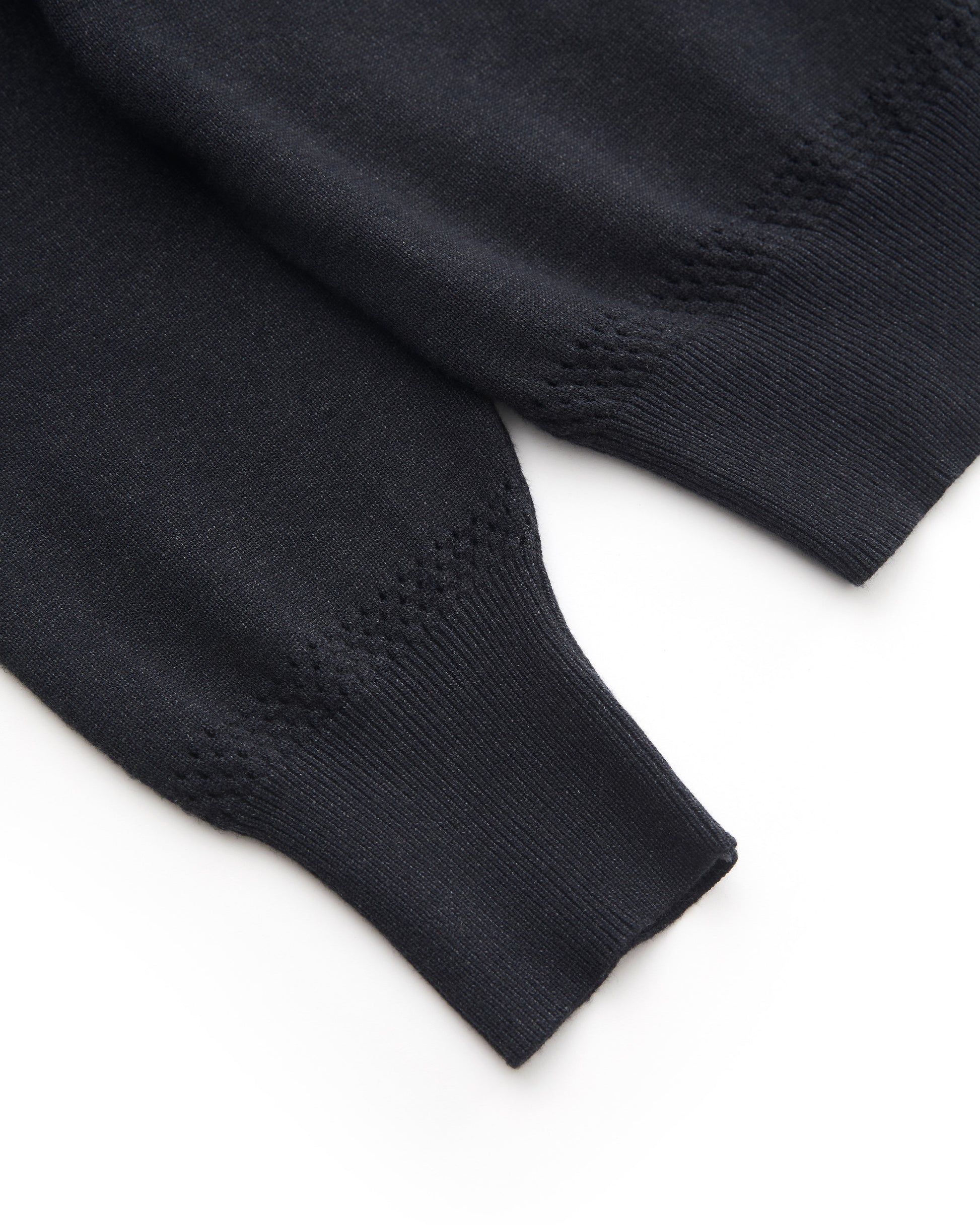 CROPPED TURTLENECK KNIT CARDIGAN