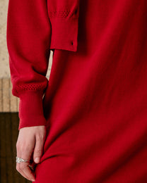 CROPPED TURTLENECK KNIT CARDIGAN