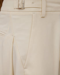 ADJUSTABLE WOOL TROUSERS