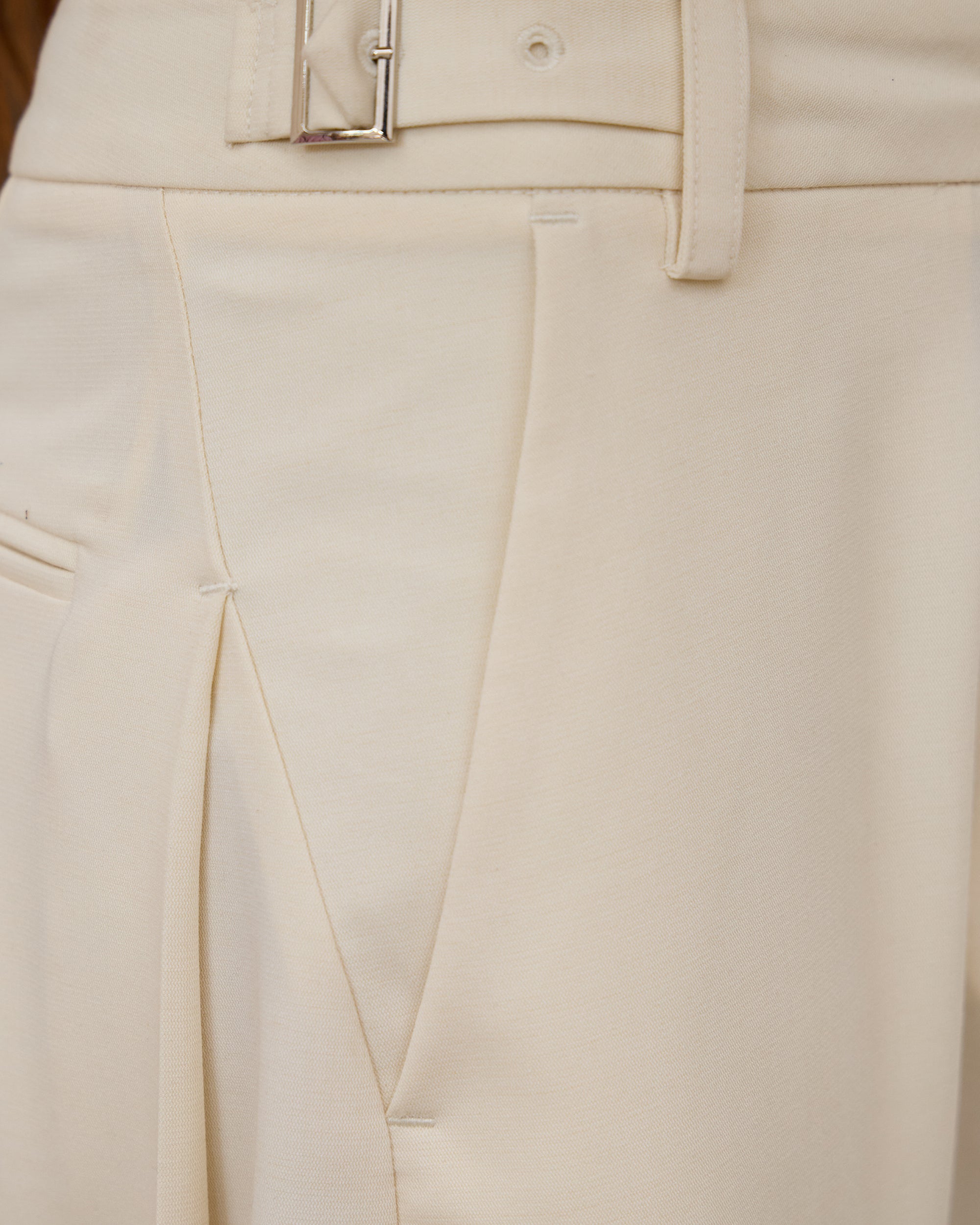 ADJUSTABLE WOOL TROUSERS