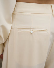 ADJUSTABLE WOOL TROUSERS