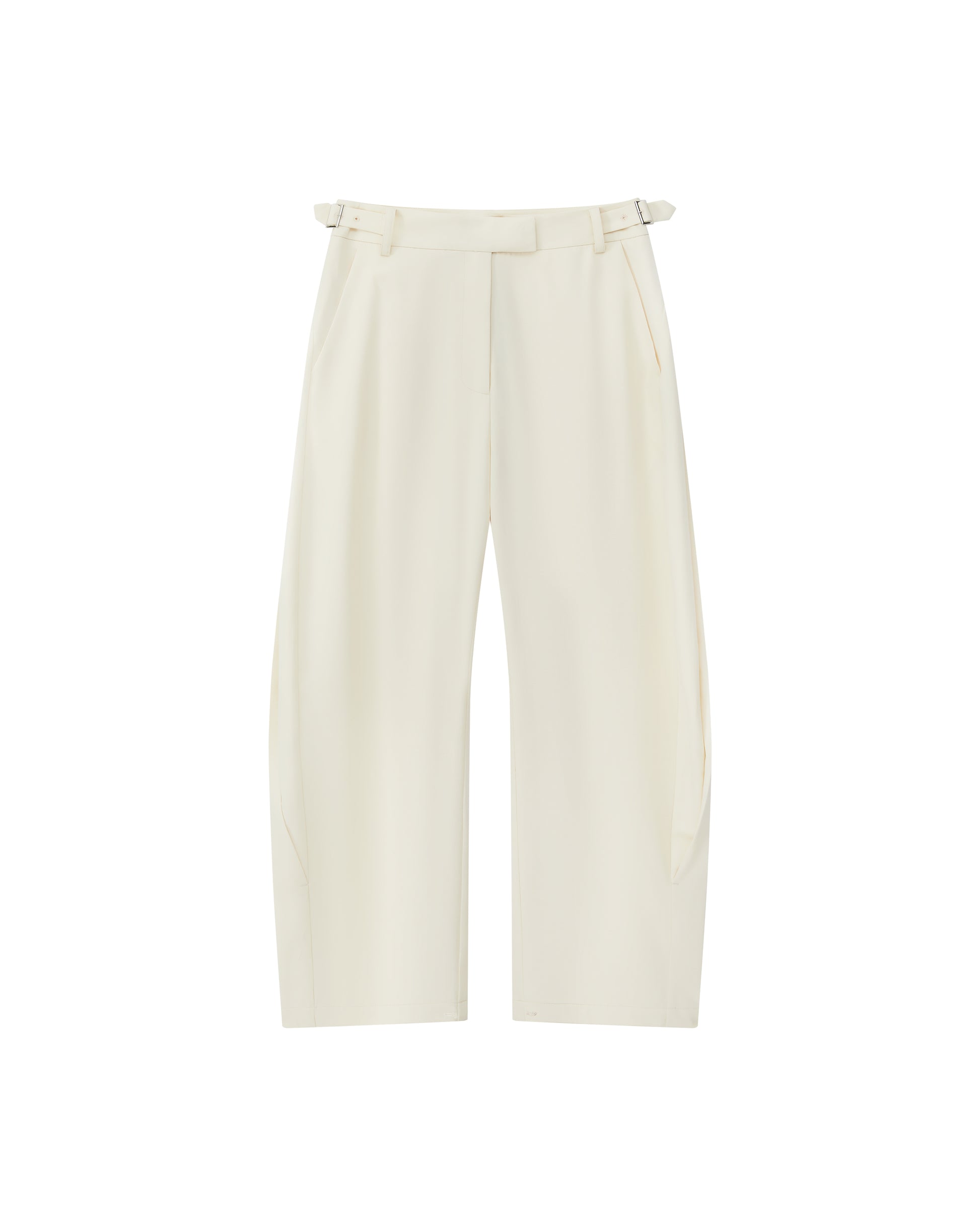 ADJUSTABLE WOOL TROUSERS