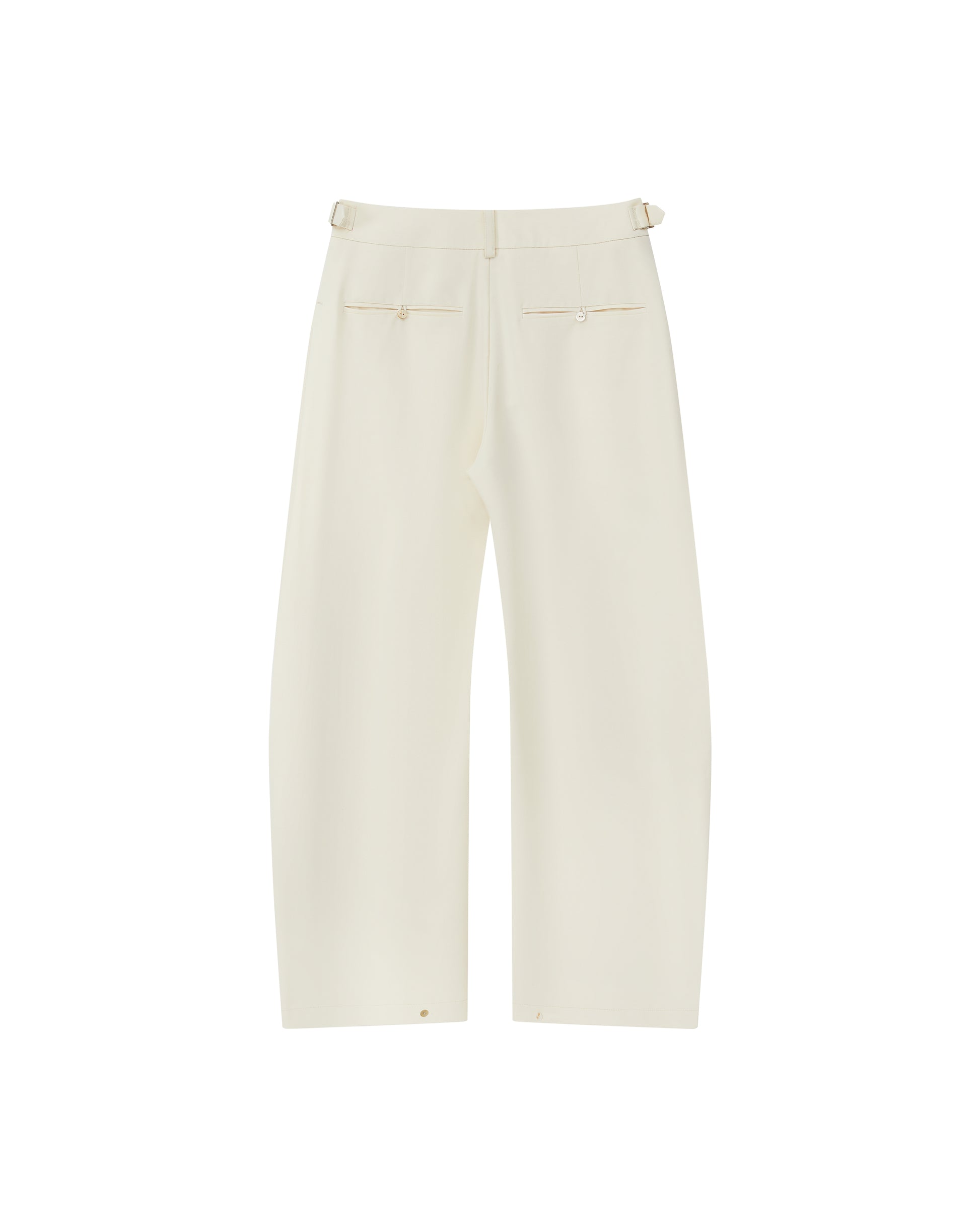 ADJUSTABLE WOOL TROUSERS