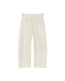 ADJUSTABLE WOOL TROUSERS
