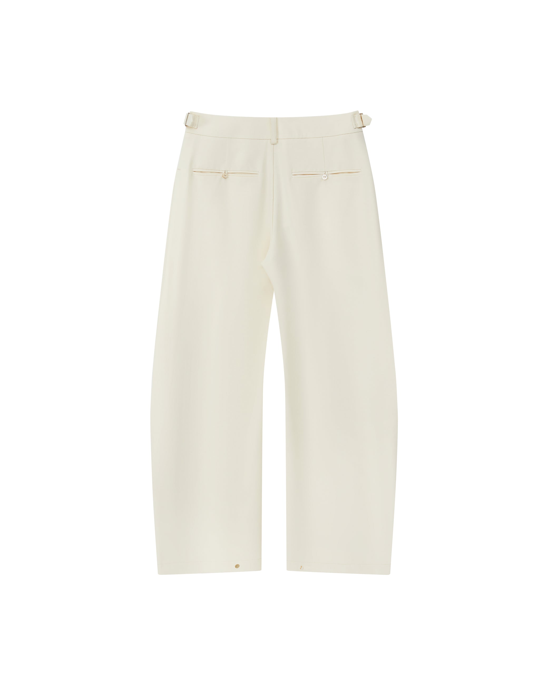 ADJUSTABLE WOOL TROUSERS