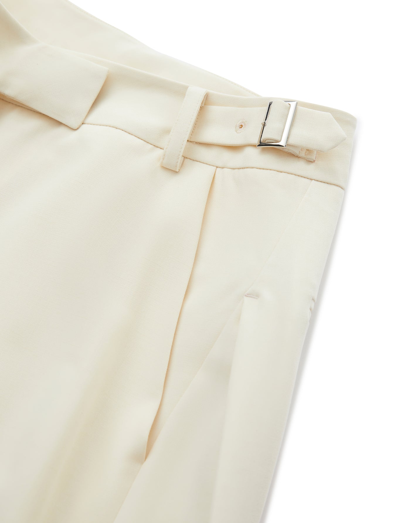 ADJUSTABLE WOOL TROUSERS