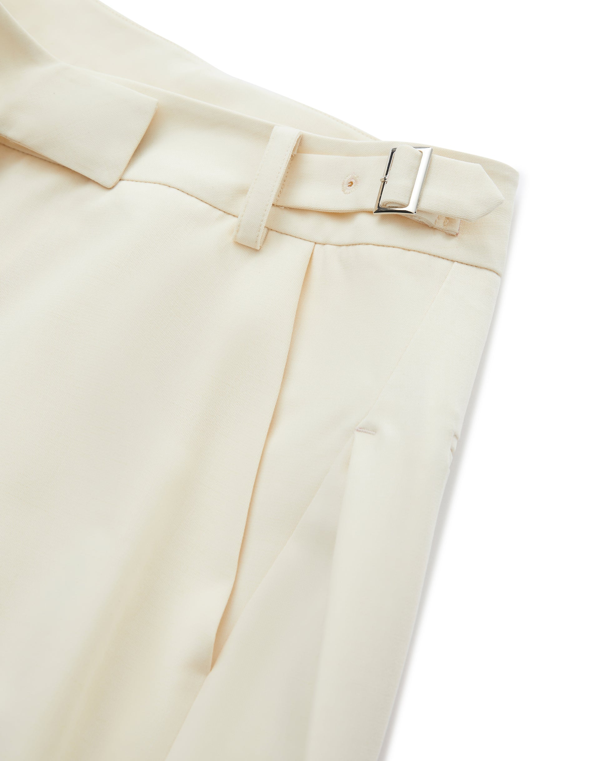 ADJUSTABLE WOOL TROUSERS