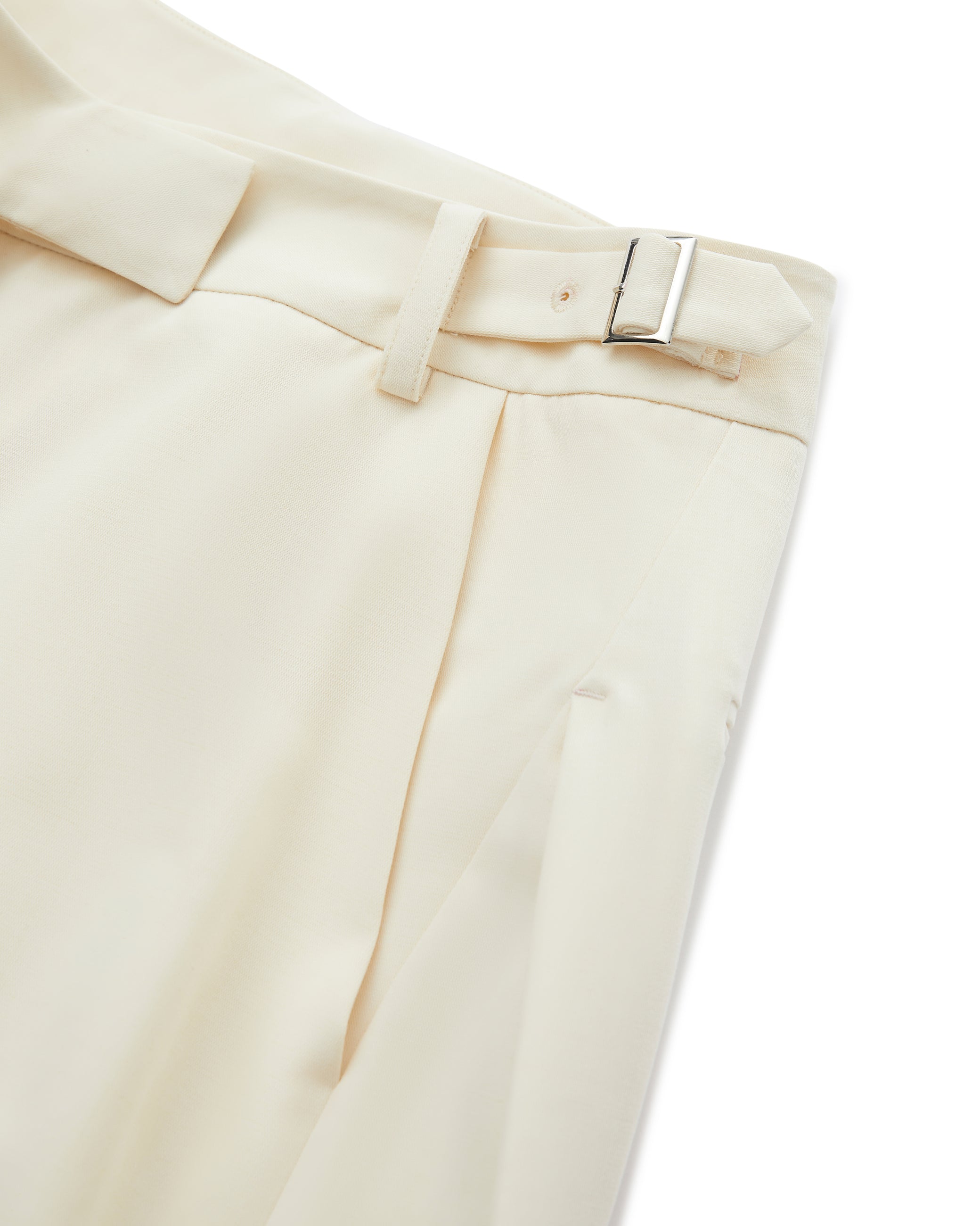 ADJUSTABLE WOOL TROUSERS